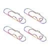 20PCS Stainless Steel Pen Clips Paperclip Pencil Holder for Journal Notebook Dazzling Color