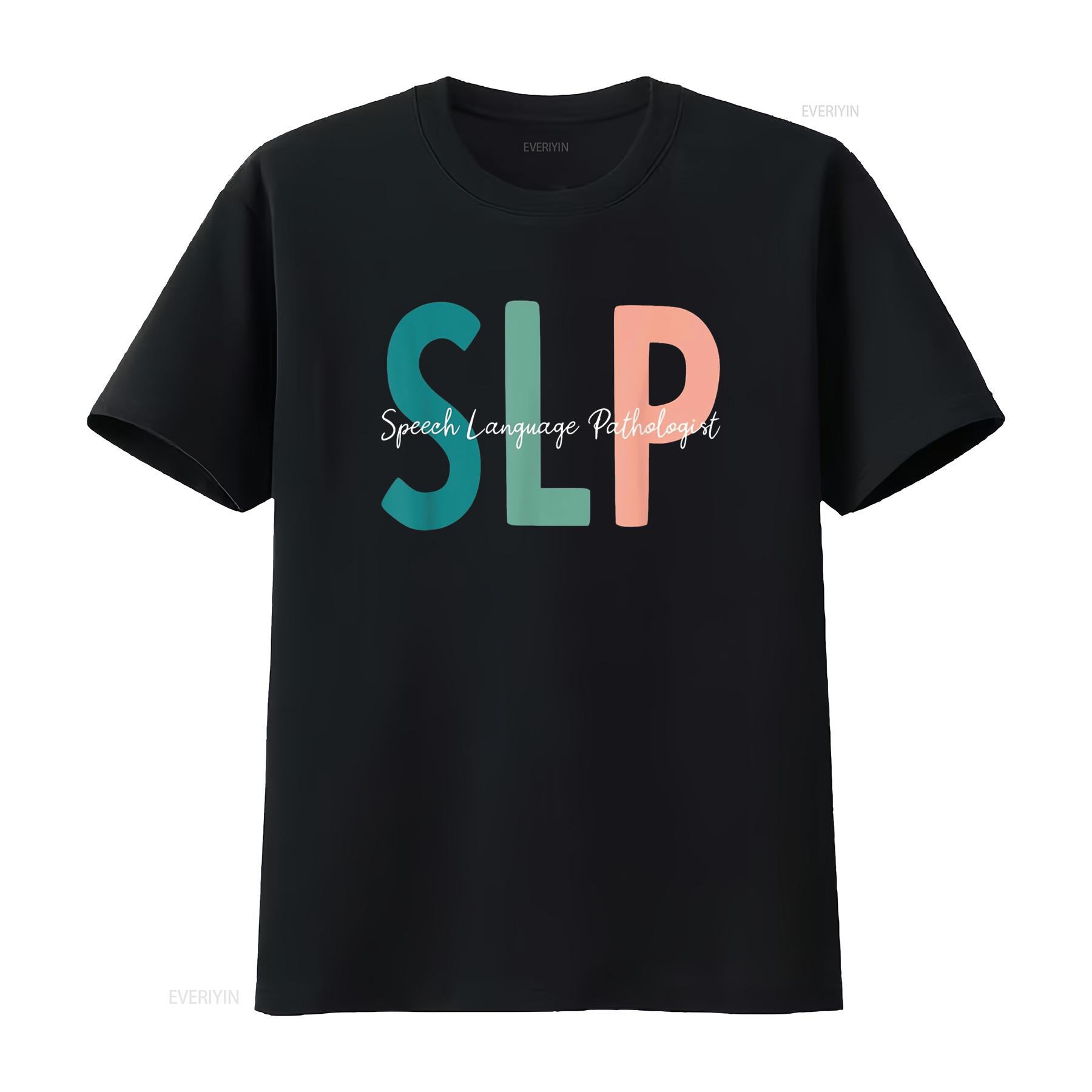 

Speech Language Pathologist Therapy SLP T Shirt vintage Washed fashion Unisex homme graphic Breathable designer clothes 4XL