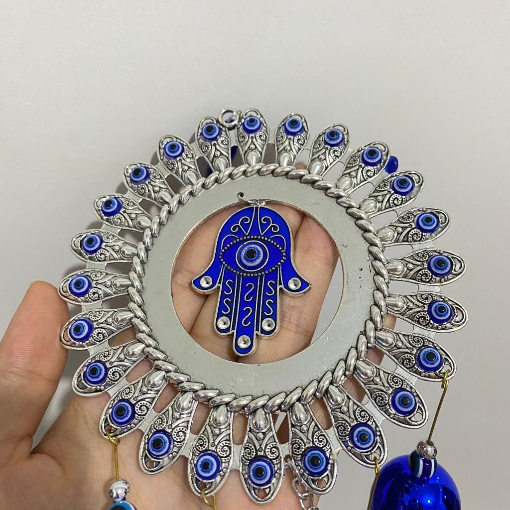 New Sunflower Metal Wind Chime Blue Eyed Elephant Owl Pendant Bell Home Garden Decoration Hanging Pendant Aesthetic Room Decor
