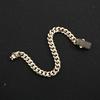 Fashion Monaco Anklet 4N6N8N23cm25cm High Quality 14K Gold Plated Anti-fading Anklet for Men and Women