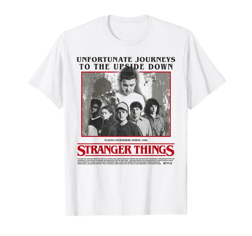 Stranger Things Nešťastné cesty do Upside Down tričko