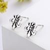 Retro Earrings Boys Ruffian Handsome Anchor Earrings Old Creative Girls Trend High-End Jewelry