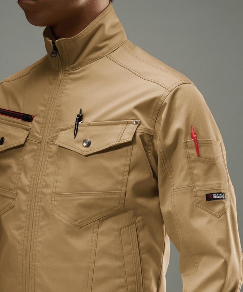 Burtle Olive Size Jacket, Gray, LL, 7051-59-LL