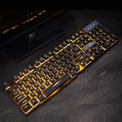 Clavier filaire étanche lévitation clavier de jeu USB rvb rétro-éclairage LED support de clavier de PC Gamer claviers de jeu d'ordinateur