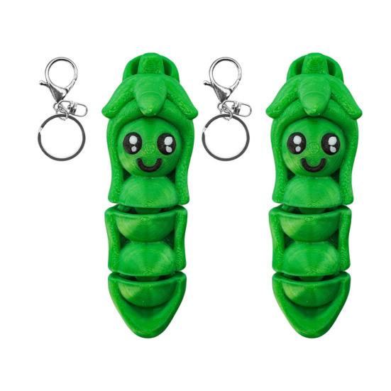 1/2/3Pcs Cartoon Outdoor Pattern Exquisite Shape Keychain Decoration