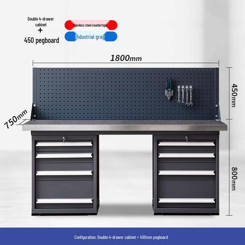 Stainless Steel Heavy Duty Anti-static Workbench for Workshop and Maintenance