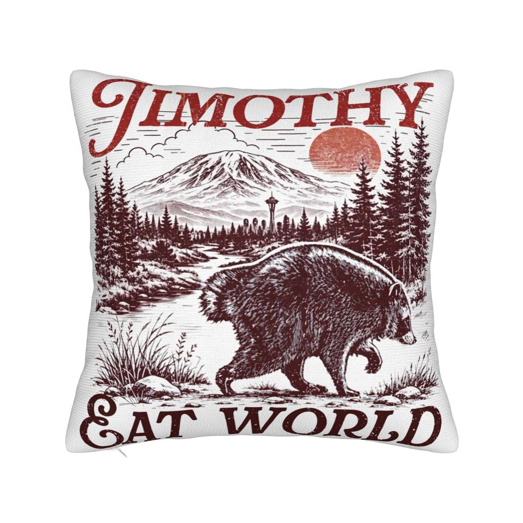 Jimothy Raccoon Pillowcase Product Printed Cushion Cover Decoration Throw Pillow Case Cover Home Multiple Sizes