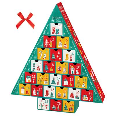 Heads Miscellaneous Goods 48 X 54 X 10cm Red Green Christmas Advent Calendar HEADS [1 Piece] XDR-ADV1