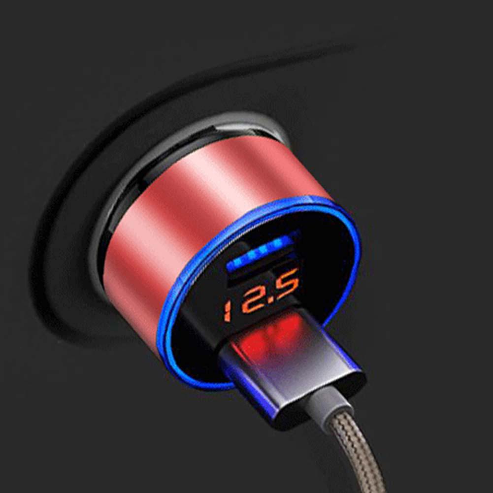 

USB Samsung зарядное устройство 3.1A Двойной светодиодный вольтметр iPhone для