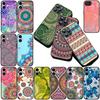 Cover for Xiaomi Redmi Note 12 11 10 A3 Pro 10A 10C 12C Note12 5G 4G Casing Phone Case Floral Paisley Mandala flower texture
