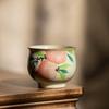 ZISIZ Langlebigkeits Pfirsich Keramik Meister Teetasse