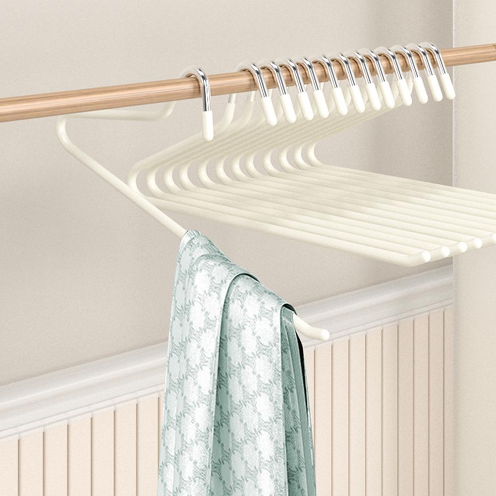 10pcs Coat Hanger Non-slip Trouser Hanger Pull Telescopic Z-shaped Open Clothes Hanger Clothing Organizer For Home Closet