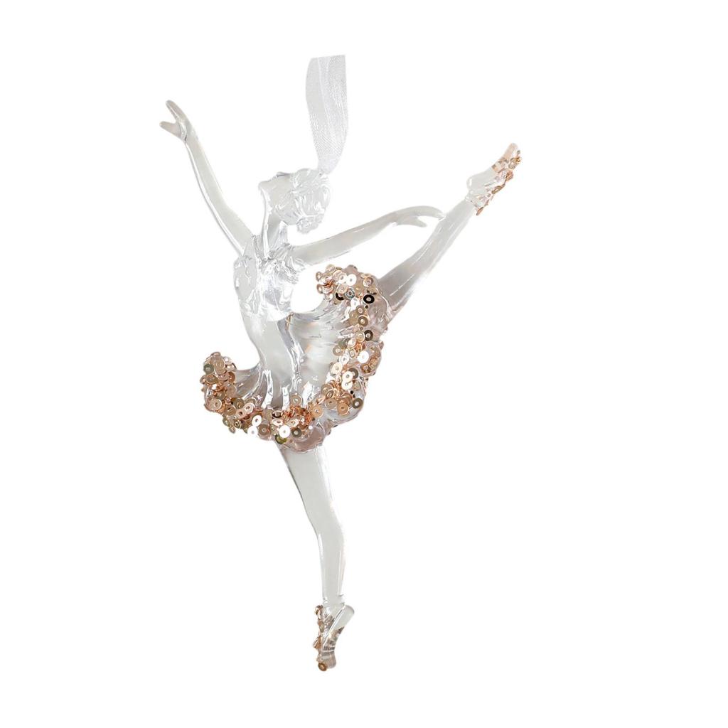 Hanging Ballerina Christmas Decoration, Dancer Ballet Decor for Indoor