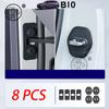 For leapmotor B10 2025 2026 Car Door Stopper Door Lock Cover Protective Cap Set Anti-rust Car Interior Decoration accessories