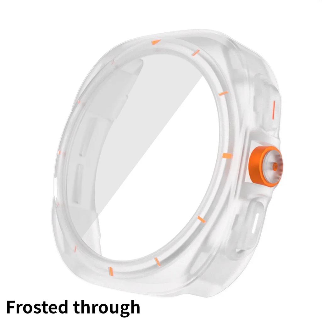 Change To Ultra Case for Samsung Galaxy Watch 7 6 40mm 44mm Upgrade To Galaxy Watch Ultra 47mm Tempered Glass Screen Protector