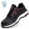 Lan'oudun 8164 Men's Steel Toe Puncture-Resistant Winter Safety Shoes