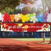 Elementary School Sports Day Cheer Banner for Opening Ceremony and Atmosphere