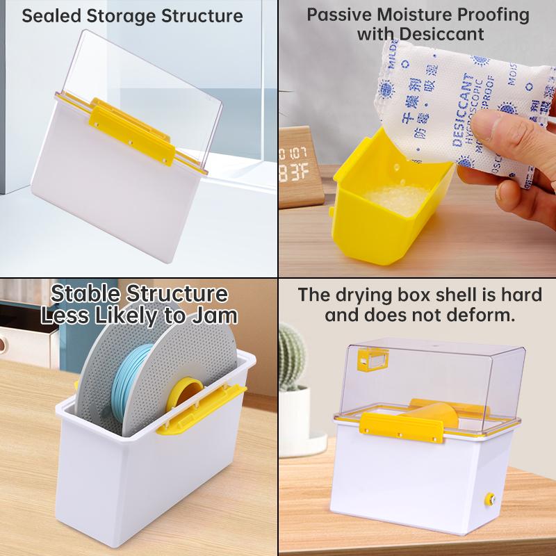 3D Printer Parts Filament Dryer Box Holder Airtight And Moisture-Resistant Real-Time Monitoring For 3D Printer PLA ABS Filaments