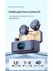 Q8 Wireless Lavalier Microphone: Dual Magnetic Suction, Noise Reduction, Long Battery Life for Live Streaming and Video Recording.