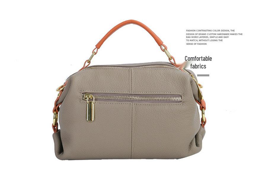 Genuine Leather Women's Versatile Crossbody Handbag