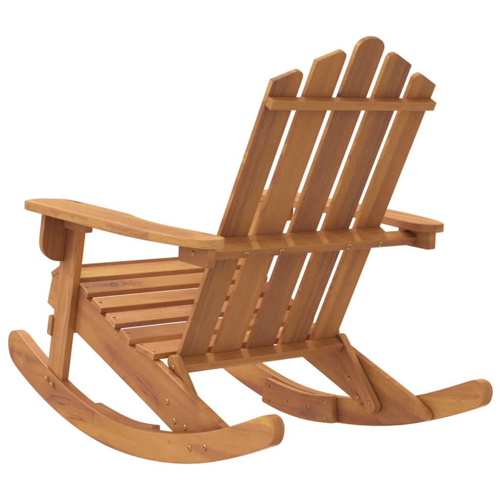 Adirondack Swing Chair Solid Acacia Wood