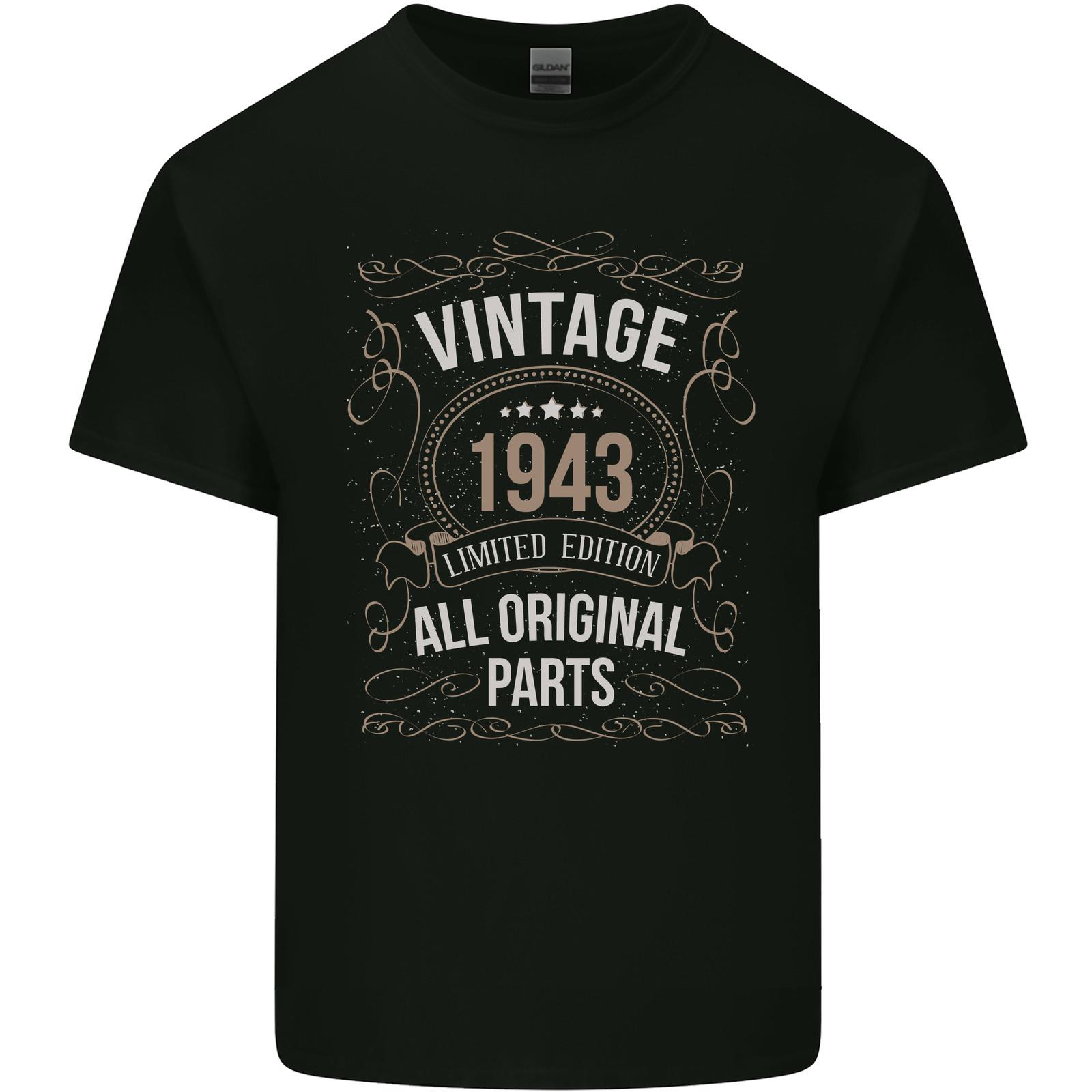 83rd Birthday Limited Edition 1943 Mens Light Cotton T-Shirt XL