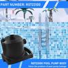 R0723100 Pump Housing Pool Replacement Part Pool Pump Body Plastic Texture Pump Housing Suitable for Pool Circulation