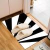 Mönchengladbach Wappen Teppich für Wohnzimmer, Spielzimmer, Büro, Schlafzimmer, Bürobodenmatte Verspieltes Design, Fan Geschenke Weihnachtsdeko