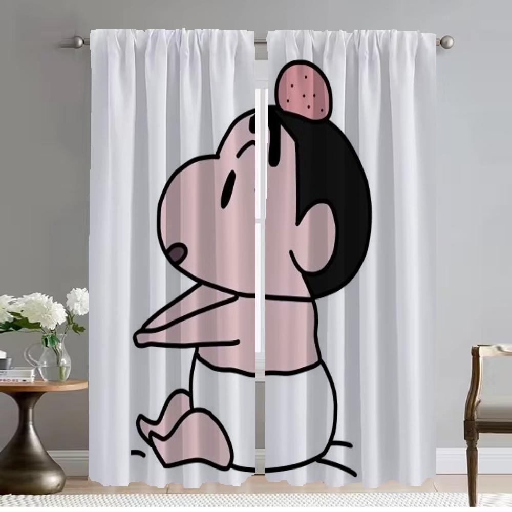 

Crayon-Shin-chan Blackout Curtains for Living Room Halloween Decoration Partition Anti-mosquito Curtains 2 Pieces Window Curtain W50xH70cmx2pcs-CL