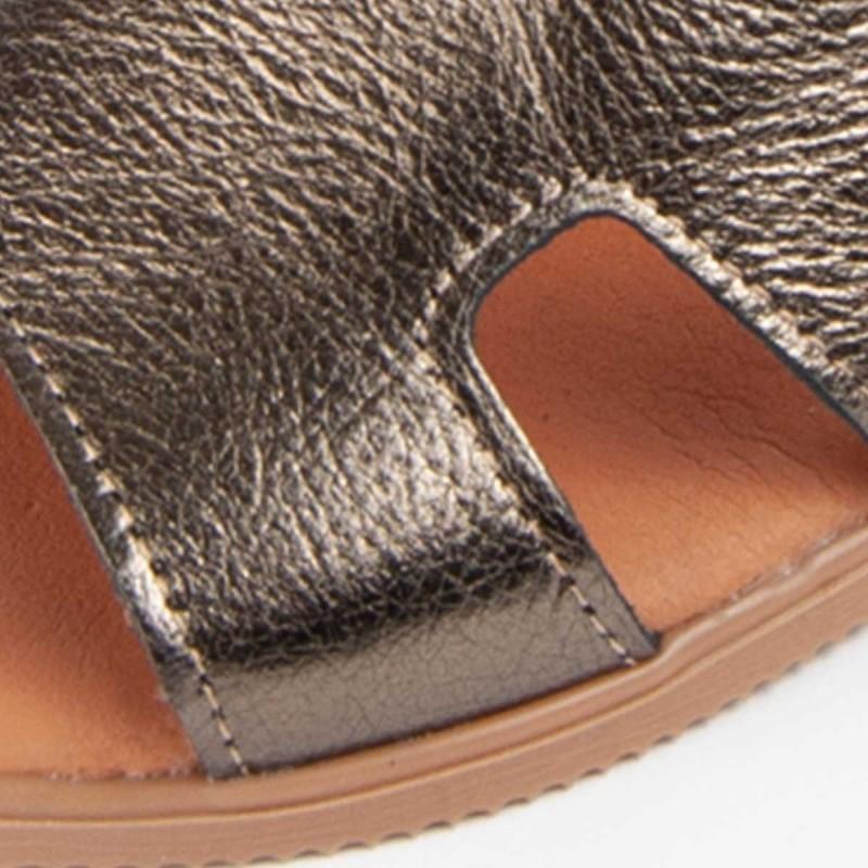 Women's Leather Sandal. Purapiel Hacca2 102709