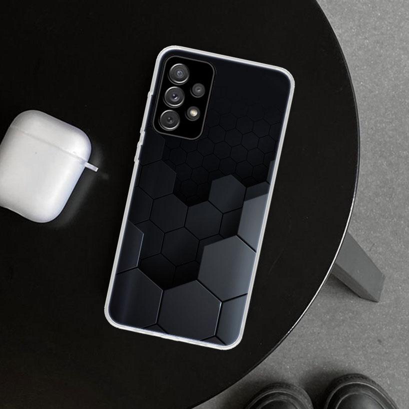 Forged Carbon Pattern Phone Case Cover for Samsung Galaxy A12 A22 A32 A52 A72 A02S A51 A50S A31 A20S A10S Note 20 Ultra 10 Plus