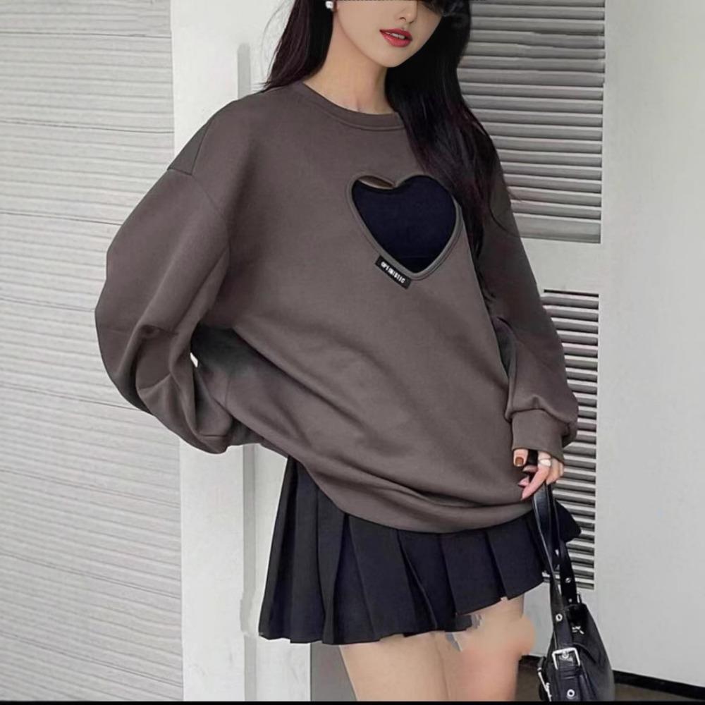 Women's Autumn and Winter Bat Sleeve Sweatshirt Loose Tops Ladies Sweatshirt  Casual Tops
