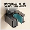 Premium Suction Cup Mop Broom Holder Strong Adsorption No Drill Detachable Wall Mount Bathroom Home Multi Storage Rack