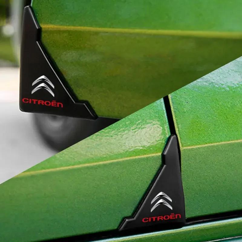 2Pcs Car Door Corner Protectors Scratch-Resistant Anti-Collision Covers for Citroen C1 C3 C4 C5 Cactus C-ELYSEE DS4 DS5 Berlingo