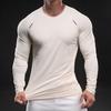 New Quick-drying Ice Silk Long-sleeved T-shirt Men's Casual Sports Fitness Outdoor T-shirt Top Men