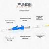 SAMZHE LC-ST Single-Mode Dual-Core Low Smoke Zero Halogen Fiber Optic Patch Cord