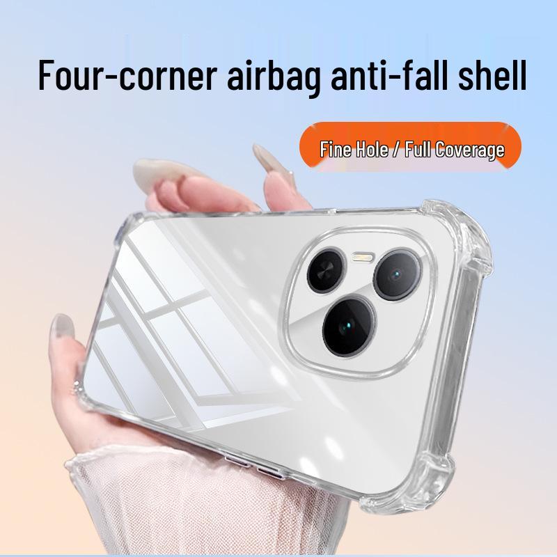Honor Clear TPU Phone Case with Airbag Corners - Anti-Fall, Simple, High-End Feel, Full Coverage Protection Honor Power прозрачный