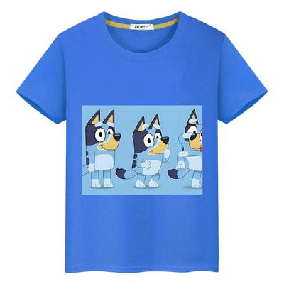 Blueys Köpek % 100% Pamuk T-shirt erkek anime Tees y2k tek parça gurur tişört Blueys İngiliz karikatürler Kısa Üstleri çocuk giysileri kız