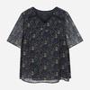 Women S V Neck Chiffon blouSe T264mbl244w