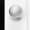 Lemfema Drawer Pulls, 4-Pack, Aluminum Handles with 3 Screw Sizes, Silver, for Dressers, Cabinets, Cupboards, and Furniture DIY [Single-Hole 22mm Rou