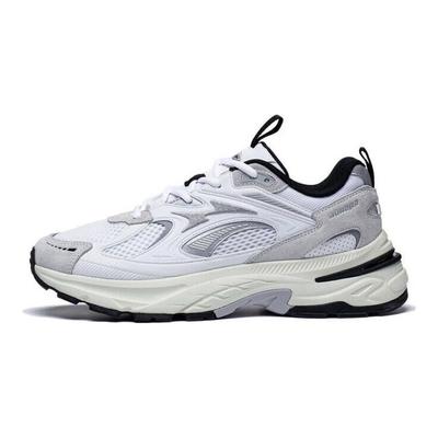 Aurora 2K Sapatos Casuais de Cano Baixo Antiderrapantes Resistentes ao Desgaste Tênis Masculinos Branco Padrão AGCT107-1