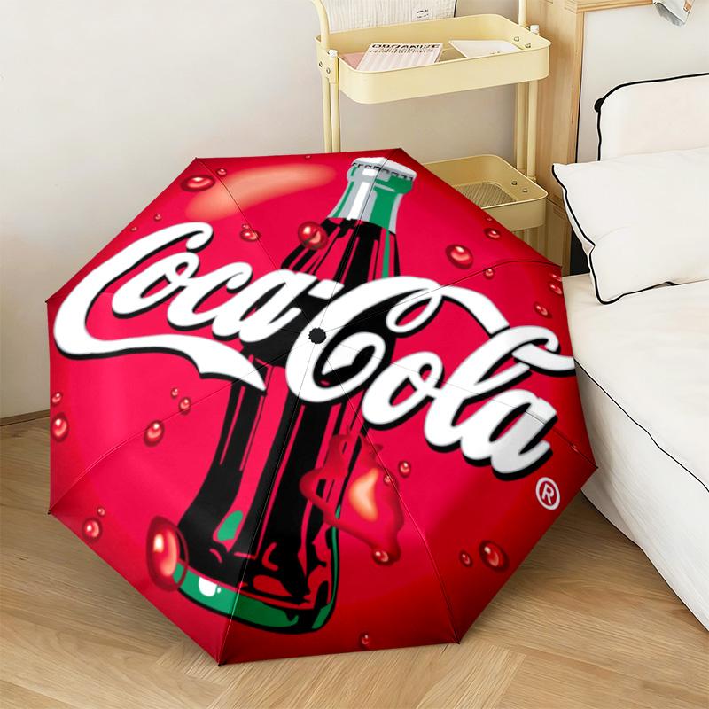 Christmas Gift Halloween Theme Bear Truck Coca Cola umbrella is suitable for all seasons, including home travel and outdoor activities Y26