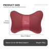For Jaguar Car Seat Cover Breathable Headrest Neck Pillow Support Protection Cushion XF XJ XE XK S-Type F-Type X-Type F-Pace