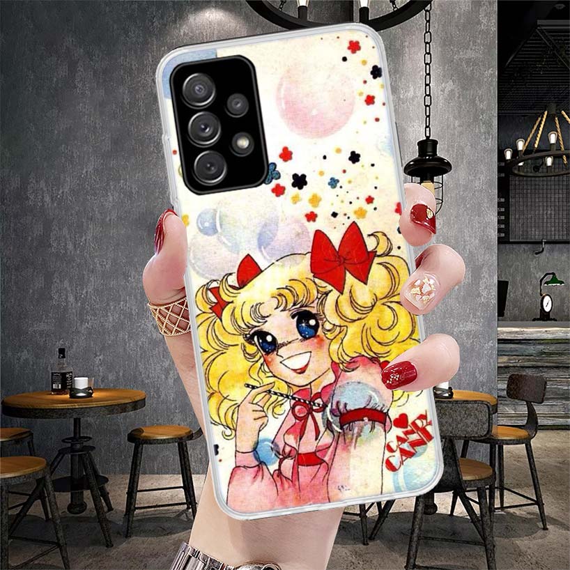 Anime Candy Phone Case For Samsung Galaxy A13 A14 A15 A16 A17 A53 A54 A55 A56 A57 A33 A34 A35 A36 A37 A23 A24 A25 A26 Galaxy A13