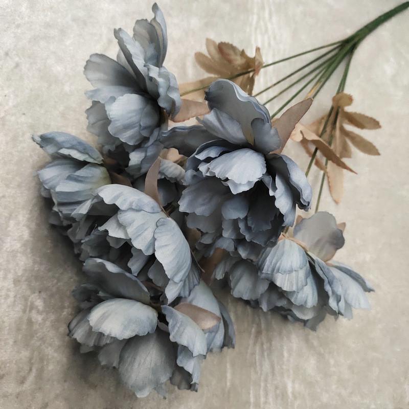 Silk Peony Realistic Artificial Flowers For Wedding Party Home Decorations