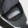 Men Bag Fashion New Solid Color Men Chest Bag Outdoor Casual Fashion One Shoulder Crossbody Bag USB Charging Shoulder Bags