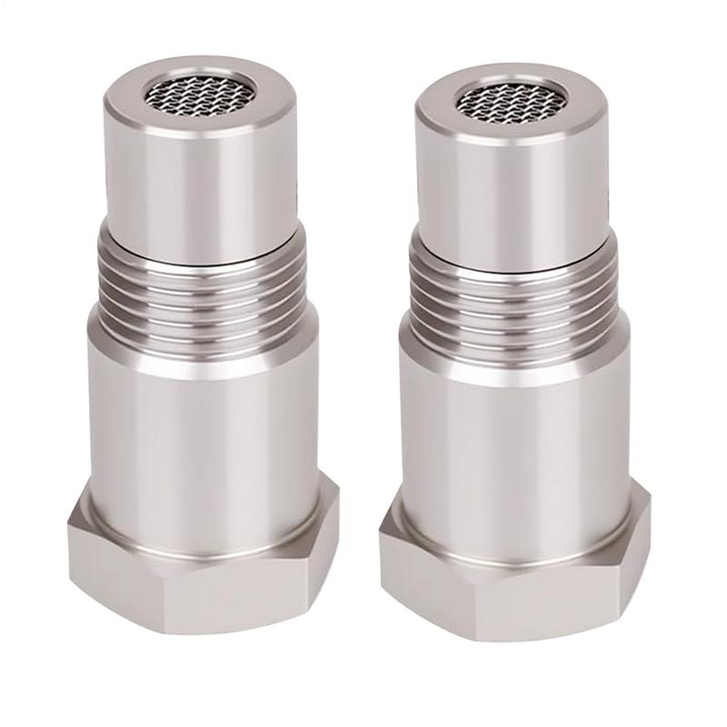 

O2 Sensor Spacer 2 Pieces Stainless Steel O2 Sensor Adapter Automotive Replacement Connector For Engine Bypass Drain Spark Drip CHINA