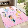 Custom Name Princesses Together Carpet Rug Customizable Soft Washable Anti-Slip Home Living Room Sofa Mats Personalized Rug. 090991
