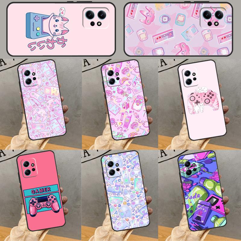 90s Sweet Kawaii Game Controller Case For Xiaomi Redmi Note 14 Pro 13 12 11 9 10 9S 10S 11S 12S Redmi 14C 13C 10C 12C Cover