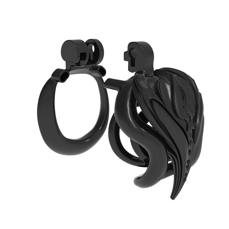 Zařízení na mužskou cudnost Zámek klec s kroužky 4 velikostí Klec cudnosti pro muže Sissy Dospělý Sexuální hračky Klec na penis Erotický uretrální zámek